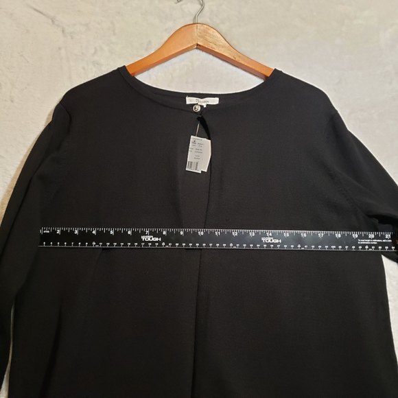 NWT 89th+Madison Black Cardigan Single Button Sweater Women's XL New With Tags - Picture 10 of 11